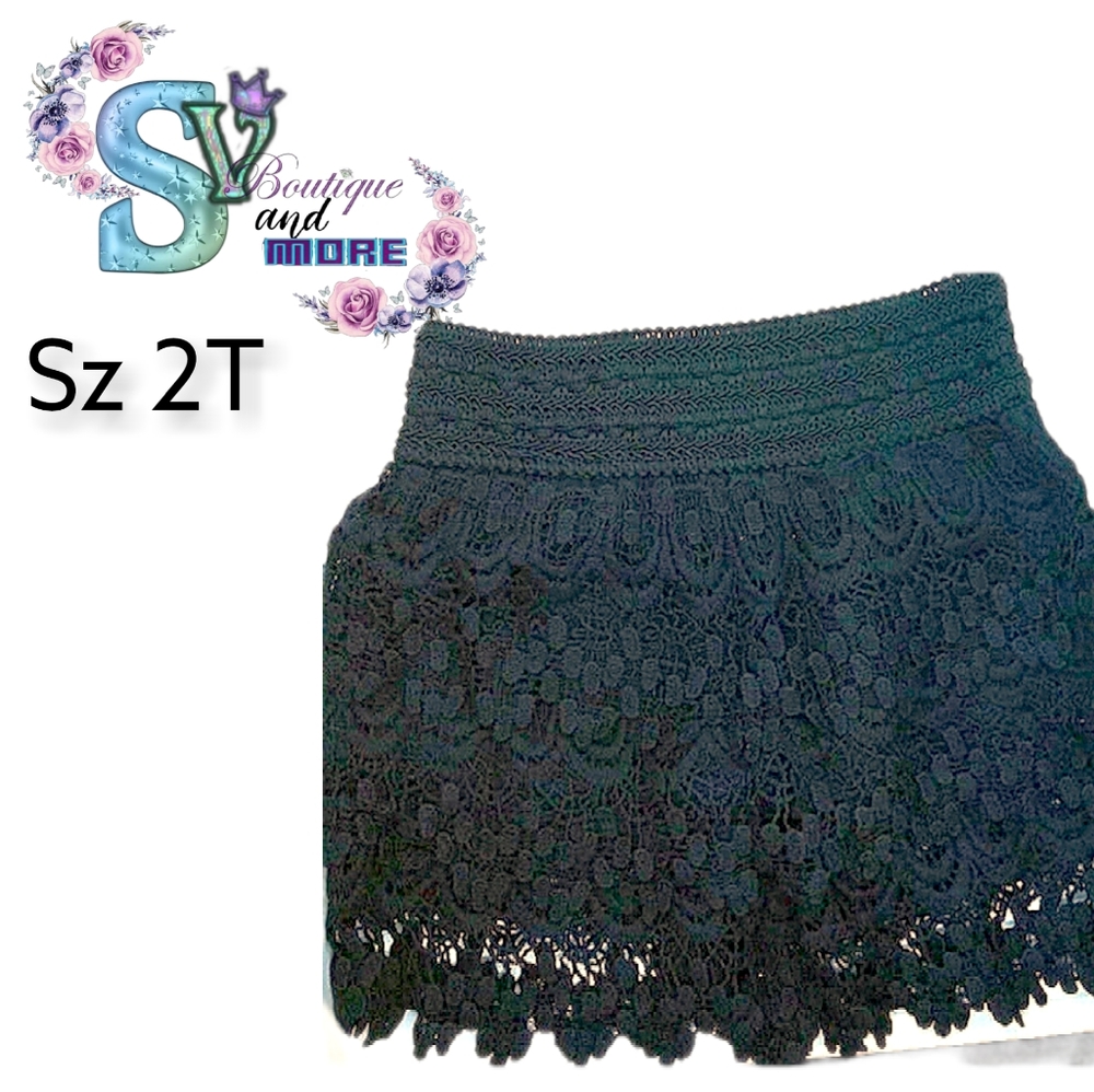 LACE RUFFLED SHORT 0-2t